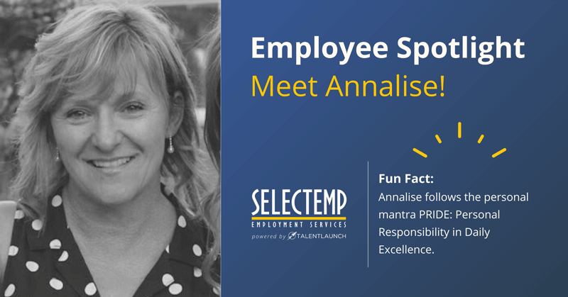 Meet employee spotlight Annalise Burrington