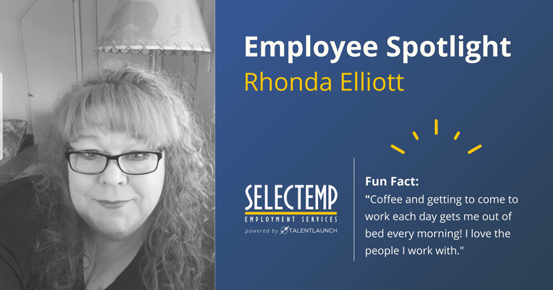 Employee Spotlight, Rhonda is a Staffing Manager in our Bend office.