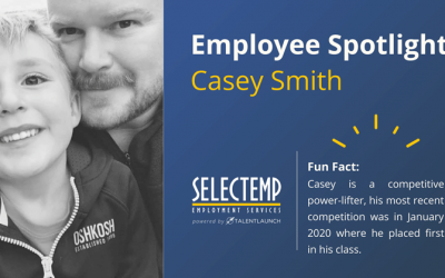 Selectemp Employee Spotlight: Casey Smith